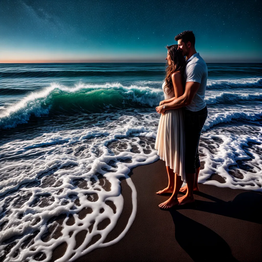 A Jornada da Sedução: Descubra o Significado de Sonhar com Par Romântico 4 Fotos praia lua casal amor romantico