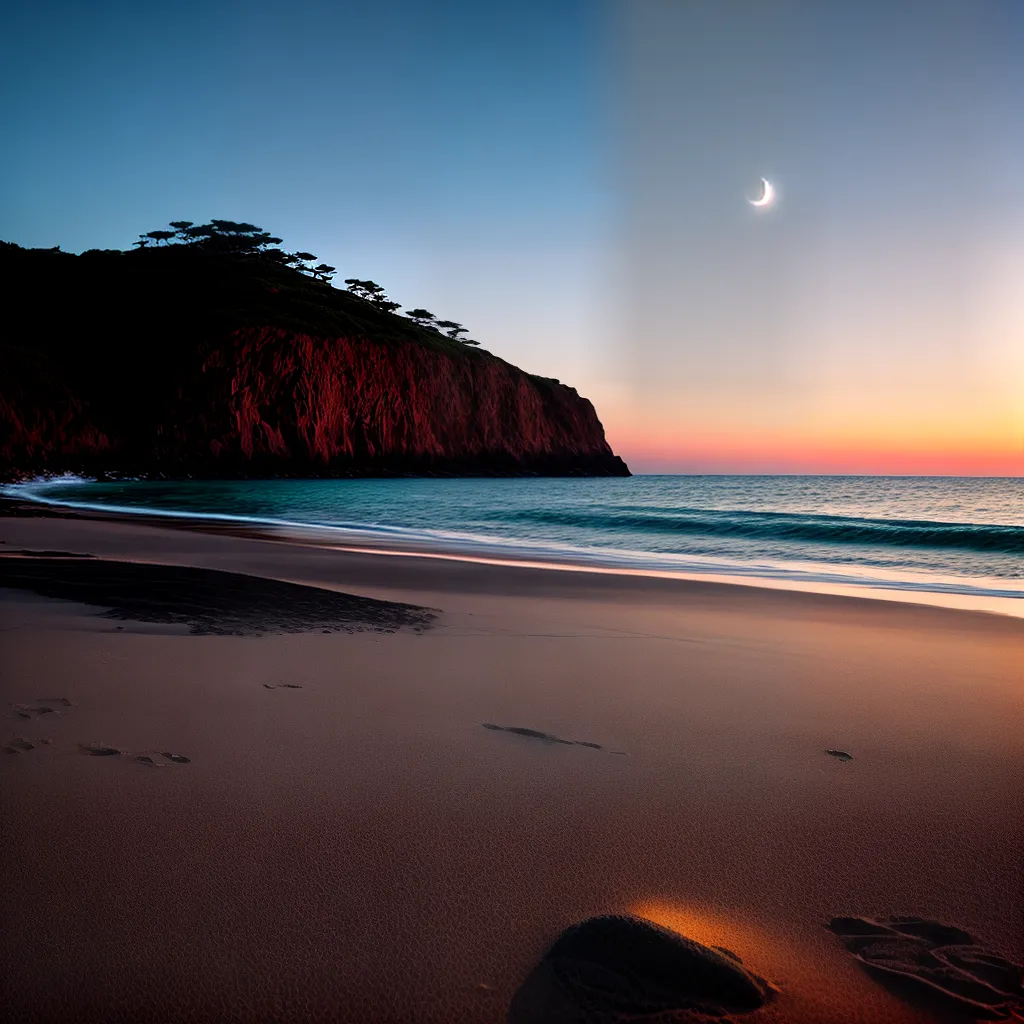 Paisagens Noturnas: Desvendando o Significado de Sonhar com Praias à Noite 5 Fotos praia noite lua reflexo oceano