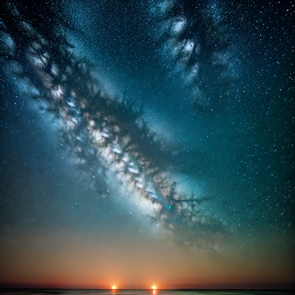 Paisagens Noturnas: Desvendando o Significado de Sonhar com Praias à Noite 4 Fotos praia noturna luar ondas estrelas
