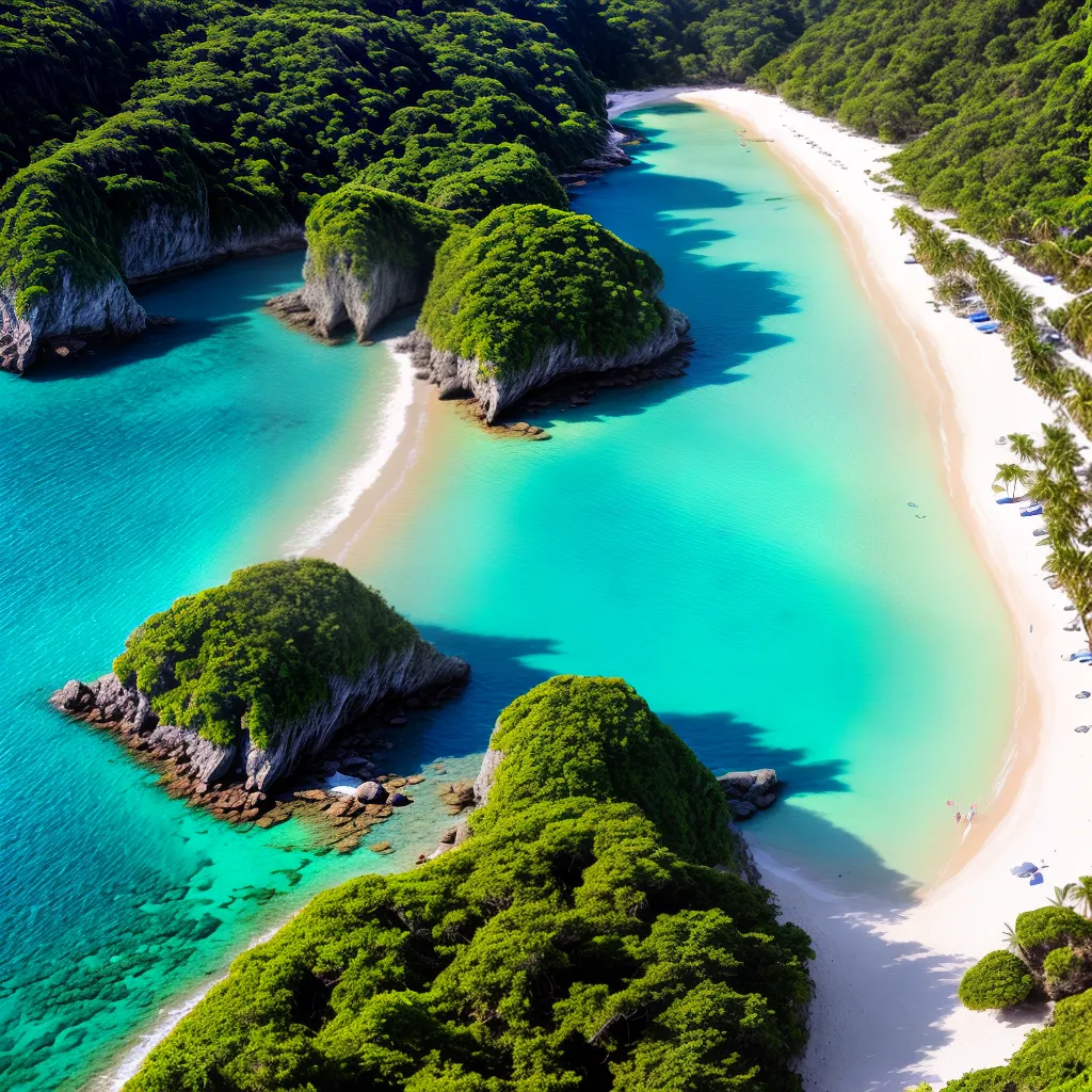 Fotos praia paradisiaca aguas turquesa natureza