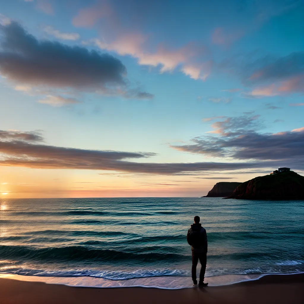 Descubra o Significado dos Sonhos Marítimos e as Mensagens do Oceano 2 Fotos praia por do sol ondas gaivota