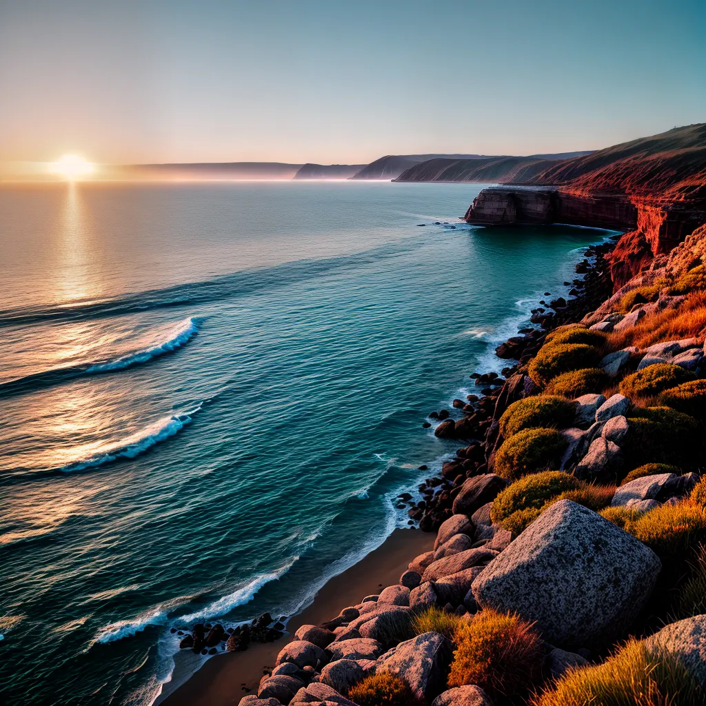 Descubra o Significado dos Sonhos Marítimos e as Mensagens do Oceano 3 Fotos praia por do sol ondas gaivotas solidao