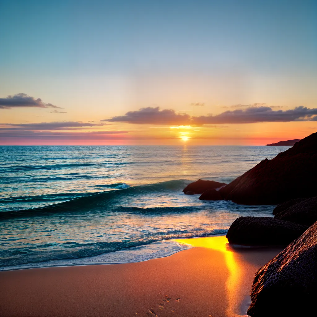 Sonhar com Calma: Descubra o Significado por Trás dos Sonhos Serenos 4 Fotos praia por do sol reflexao serenidade