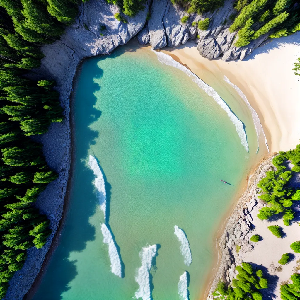 Significado de Sonhar com Praias Secretas e Delícias Geladas 3 Fotos praia secreta gelados turquesa