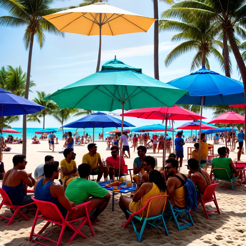 Descubra o que significa sonhar com uma quinzena repleta de calor e energia 3 Fotos praia sol azul areia energia