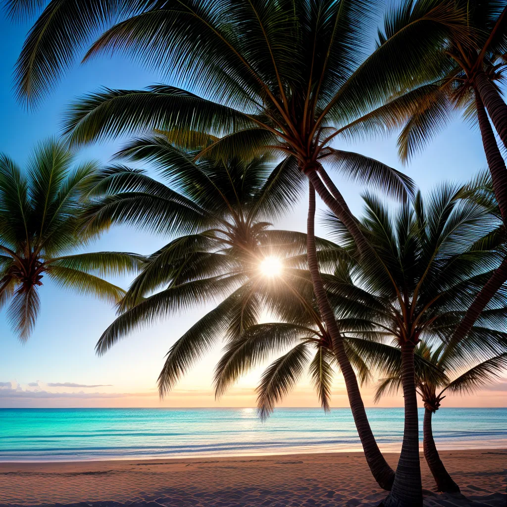 Sonhos Reveladores: O Significado de Sonhar com Praias Secretas 4 Fotos praia sol palmeiras aguas cristalinas