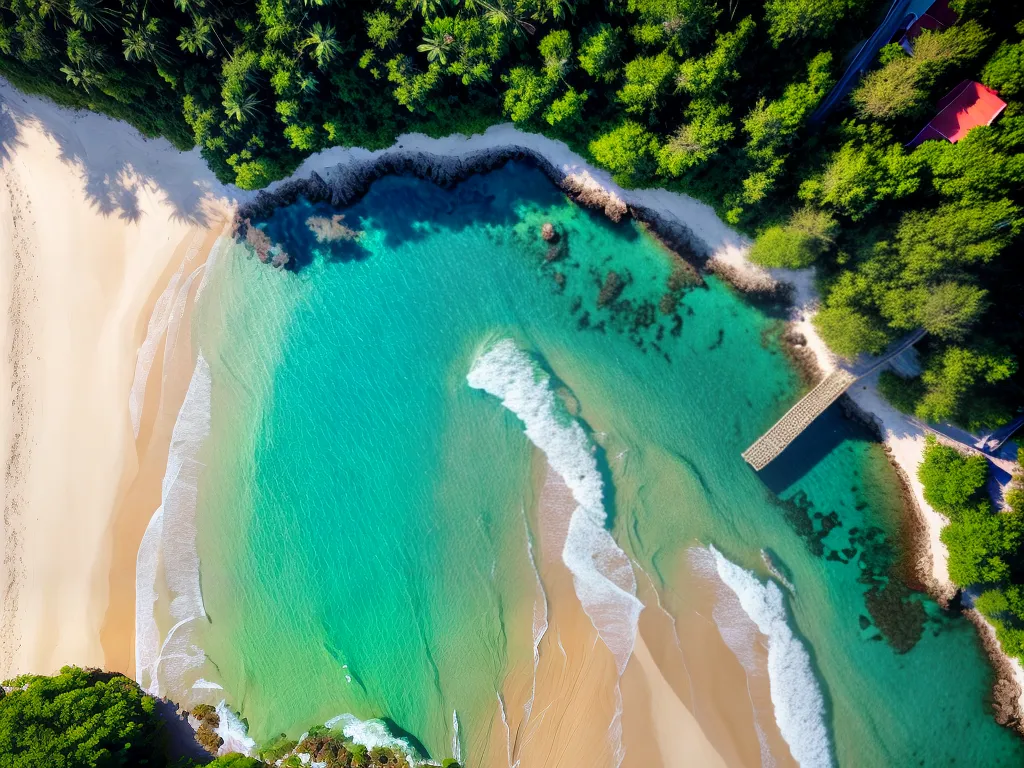 1. Descubra o Significado de Sonhar com um Postal Surpreendente 6 Fotos praia tropical por do sol serenidade