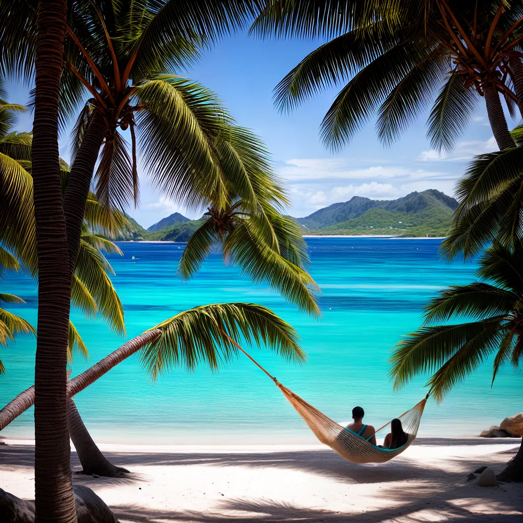 A ilha dos seus sonhos: qual o significado de sonhar? 3 Fotos praia turquesa palmeiras hammock sonhos