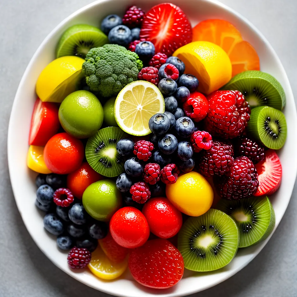 com alimentos
10. No voo dos sonhos: Entenda o significado de sonhar com aviões 5 Fotos prato colorido frutas legumes graos 3