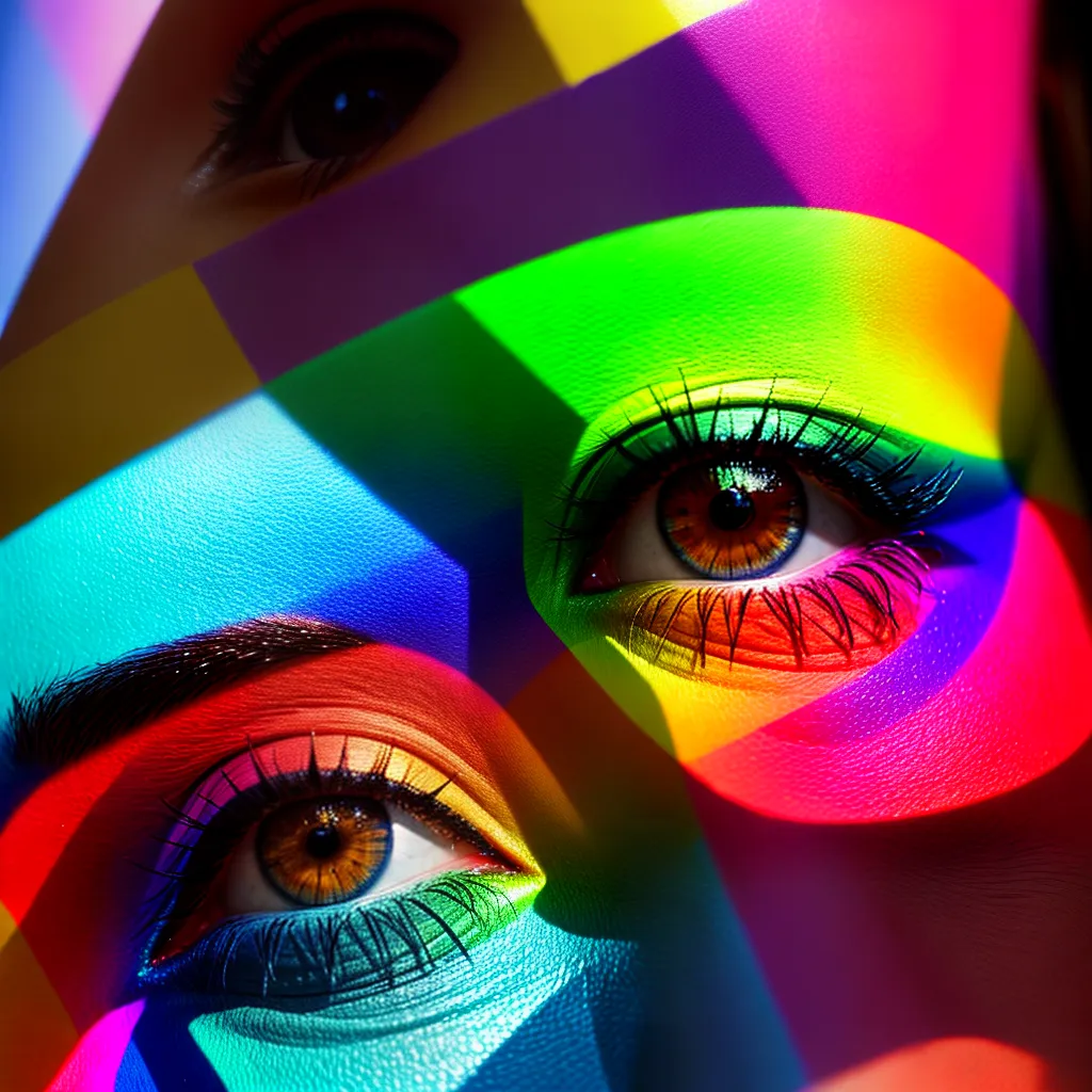 Sonhos Prismáticos: Descubra o Significado de Sonhar com Prismas e Palimpsestos 4 Fotos prisma arco iris suspensao canvas