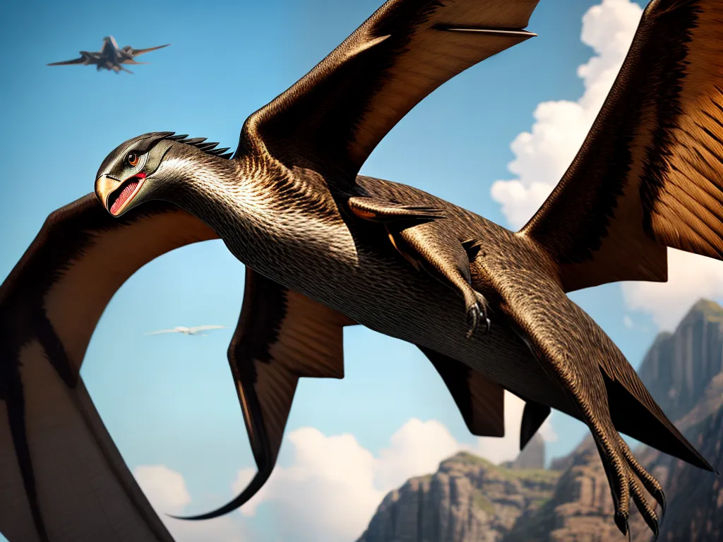 Voadores Extintos? Descubra Aqui! 3 Fotos pterosauro voador ilustracao dramatica