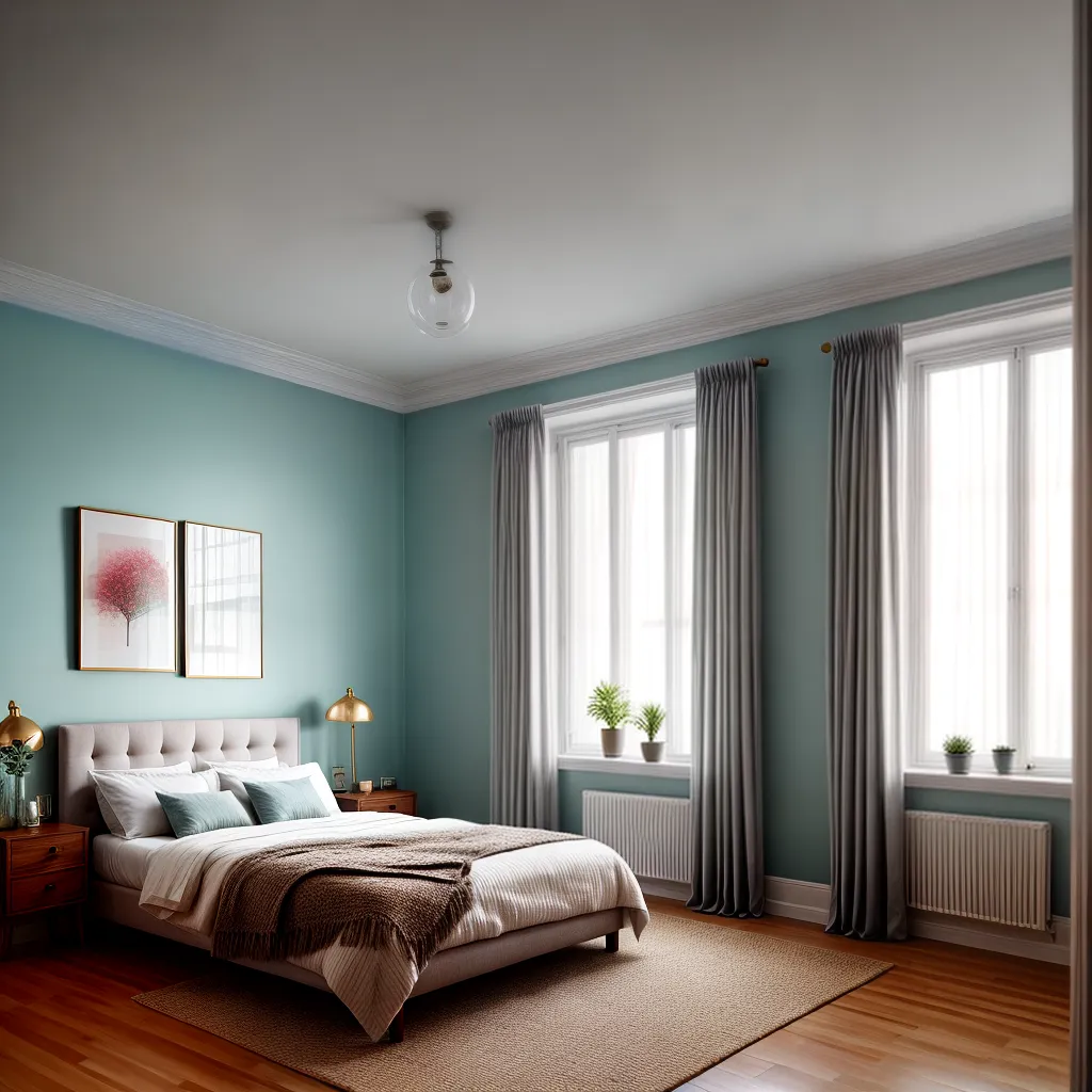 Fotos quarto aconchegante pastel pinturas luminosidade