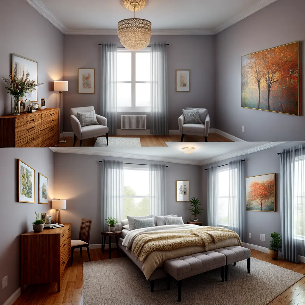 Fotos quarto sonhador cores suaves arte