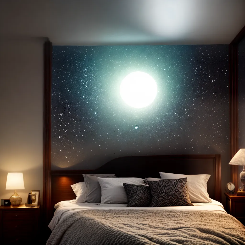 Presságio Noturno: O Que Significa Sonhar com Isso? 3 Fotos quarto sonho estrelas lua 1
