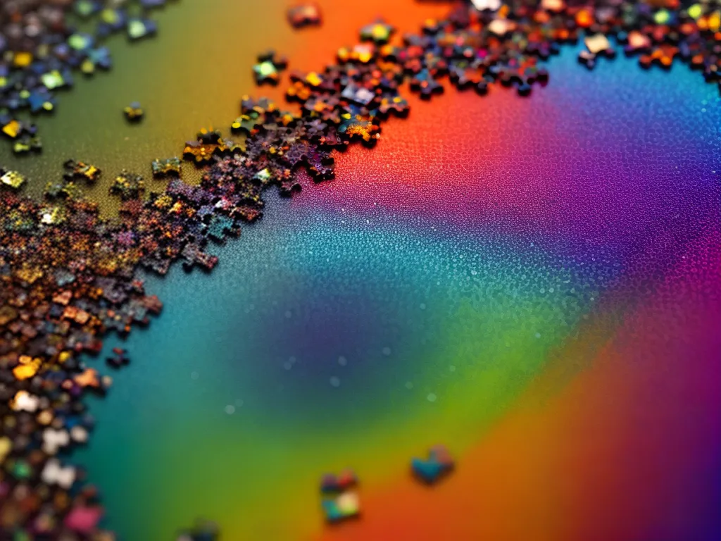 Desvendando o Mistério: Qual o Significado de Sonhar com Quebra-Cabeças? 3 Fotos quebra cabeca colorido detalhes acabado