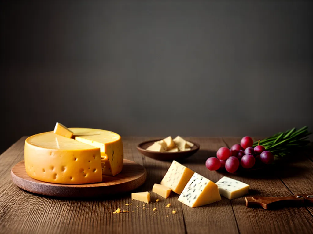 Descubra o Surpreendente Significado de Sonhar com Queijo 5 Fotos queijo dourado mesa rustica vinho