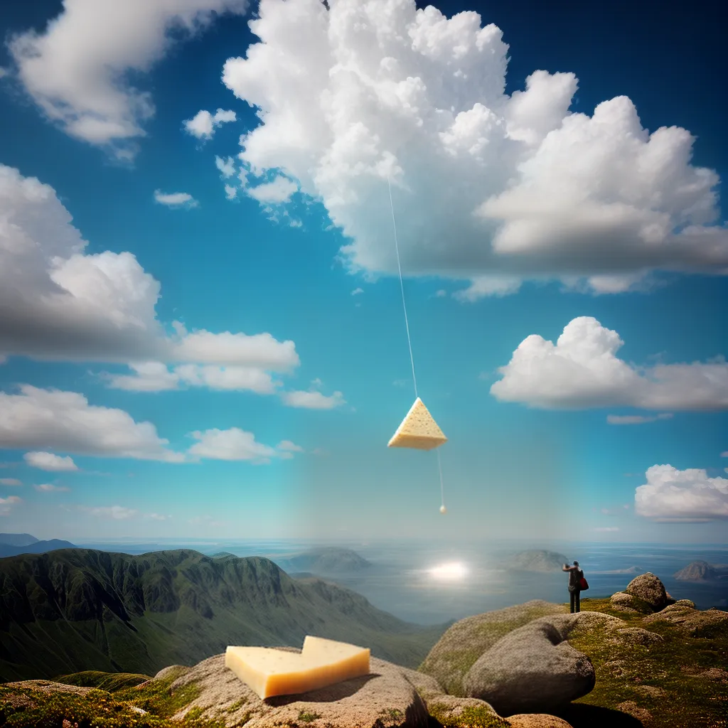 Doce de Queijo dos Sonhos: O Significado por Trás dos Sonhos 5 Fotos queijo sonhos ilustracao surreal