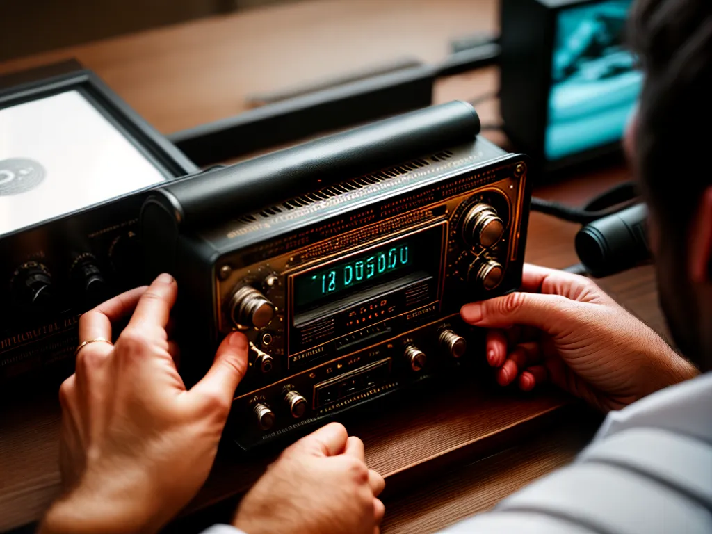 Desvendando o Significado de Sonhar com um Receptor 2 Fotos radio receptor vintage mao curiosidade