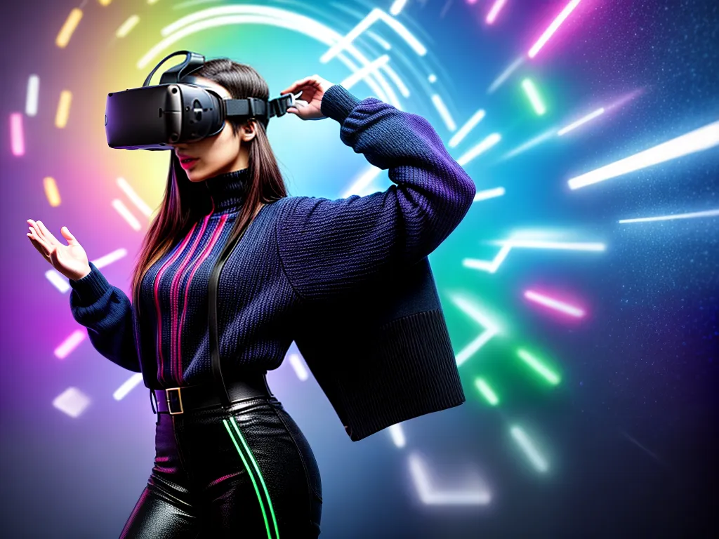 Fotos realidade virtual sonho colorido