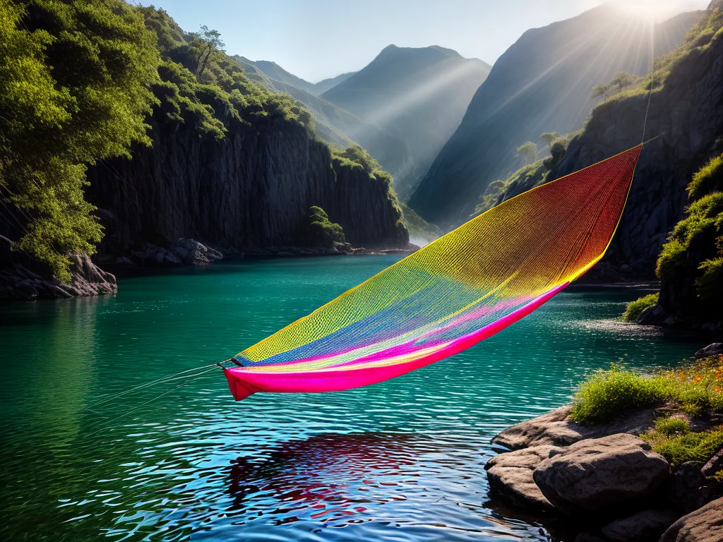 Desvende os Mistérios: Qual o Significado de Sonhar com uma Rede de Pesca? 4 Fotos rede sonhos coloridos suspensa sol