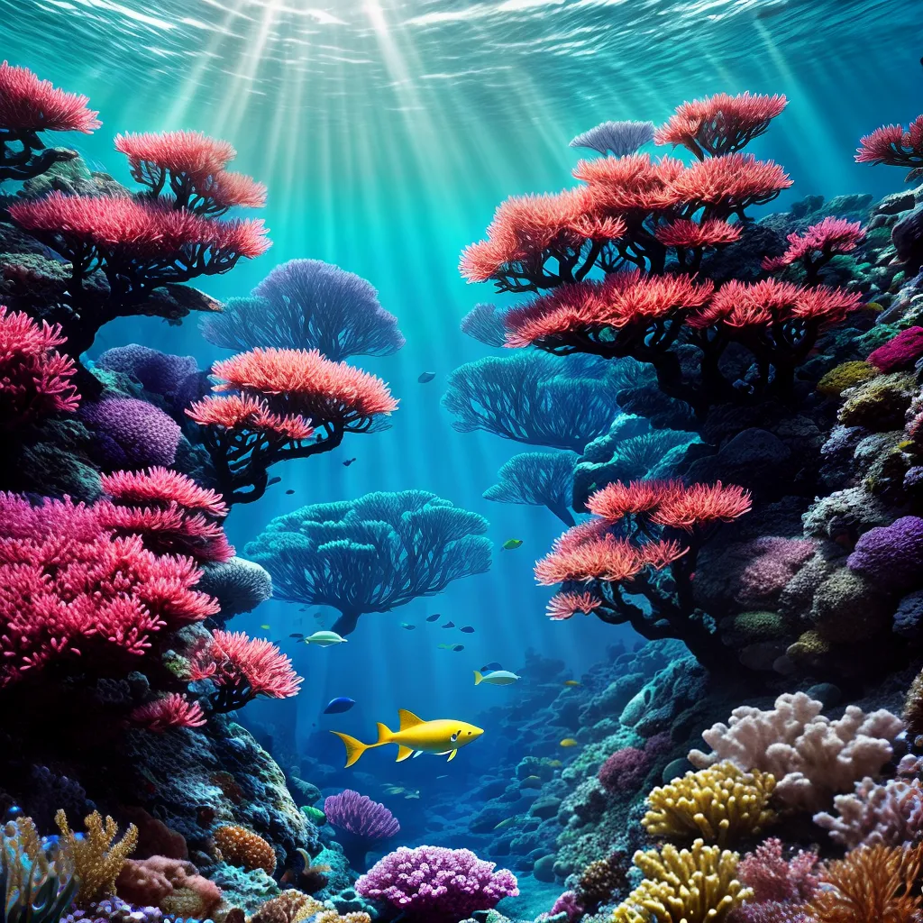 Fotos reino subaquatico sereias recifes coral