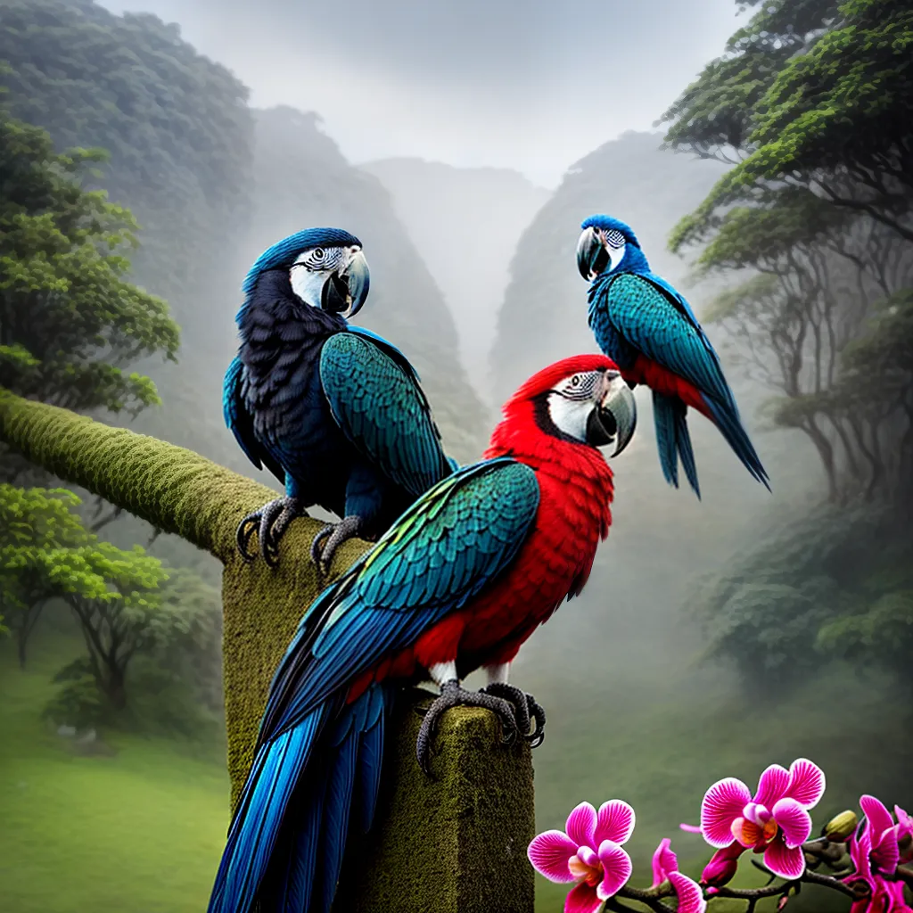 Os Segredos dos Sonhos: Significado Inédito de Araras, Orquídeas e Tijolos 2 Fotos revelando segredos sonhos macaws orquideas tijolos