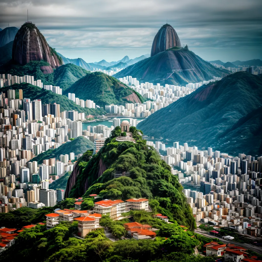 Fotos rio vista aerea cristo redeemer