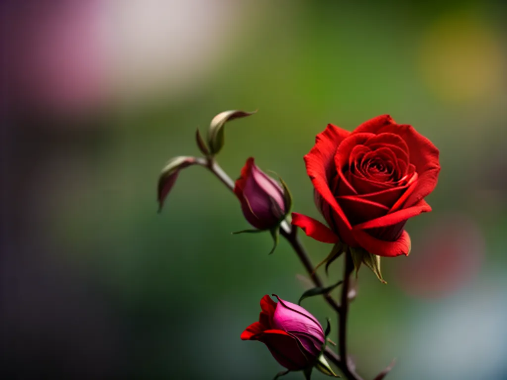 Sentidos 6 Fotos rosa vermelha fragrancia sentido