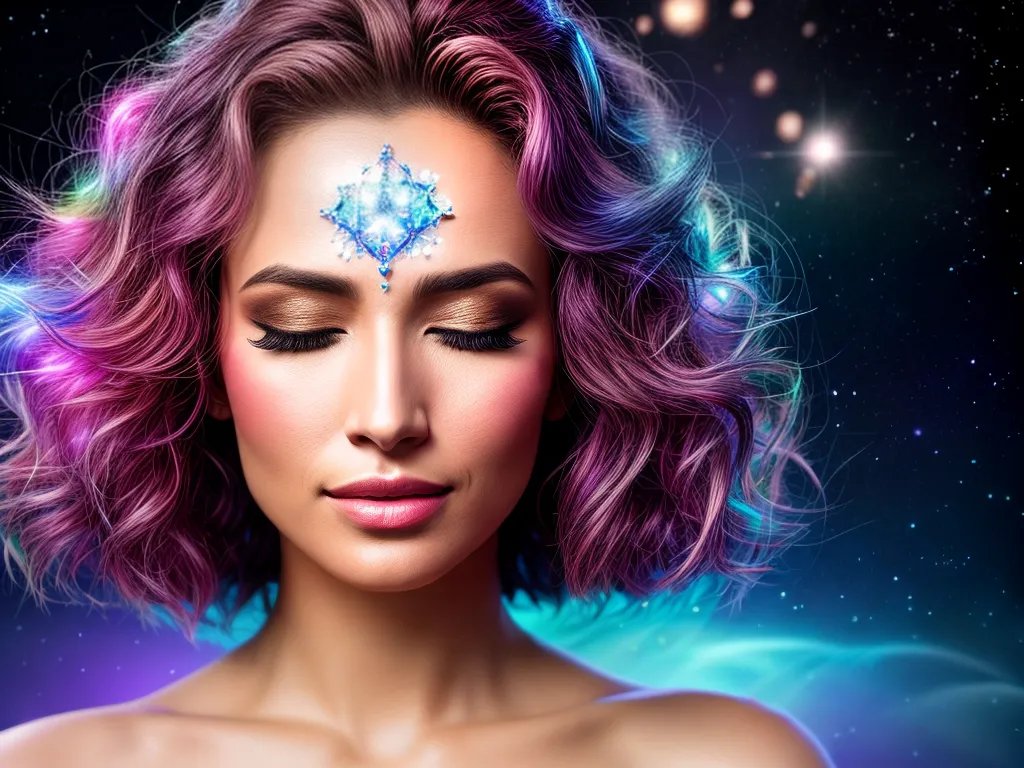 Avaliando as Mensagens do Subconsciente: O Poder de Interpretar os Sonhos 4 Fotos rosto fechado galaxia sonhos