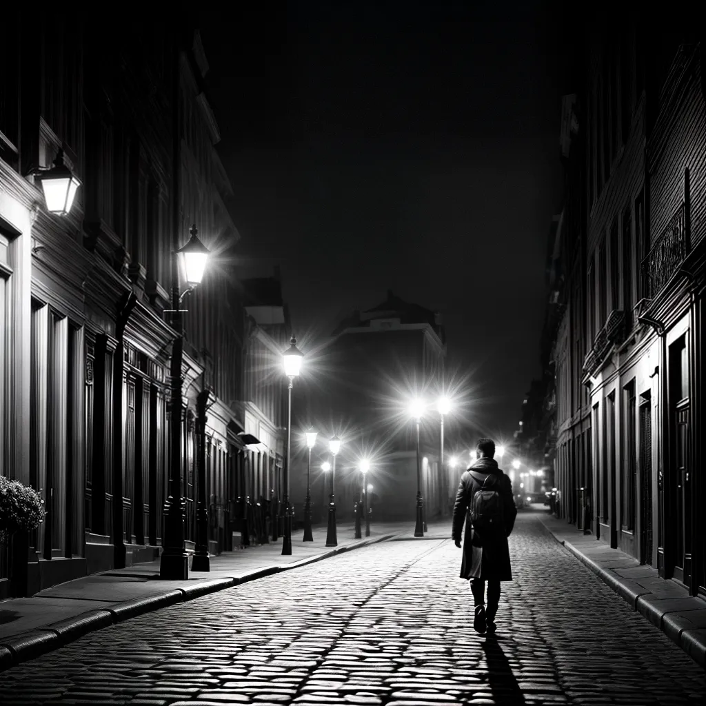 Nostalgia Noturna: Os Sonhos e seus Significados Ocultos 4 Fotos rua luar sombra solidao misterio
