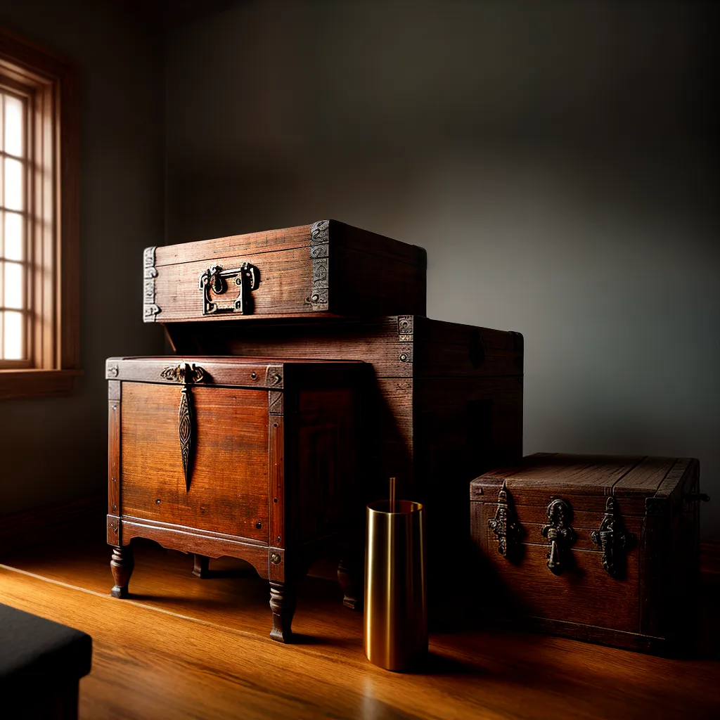 Desvendando os Mistérios dos Sonhos e o Significado de Sonhar com Relíquias 5 Fotos sala antiga bau objetos misteriosos