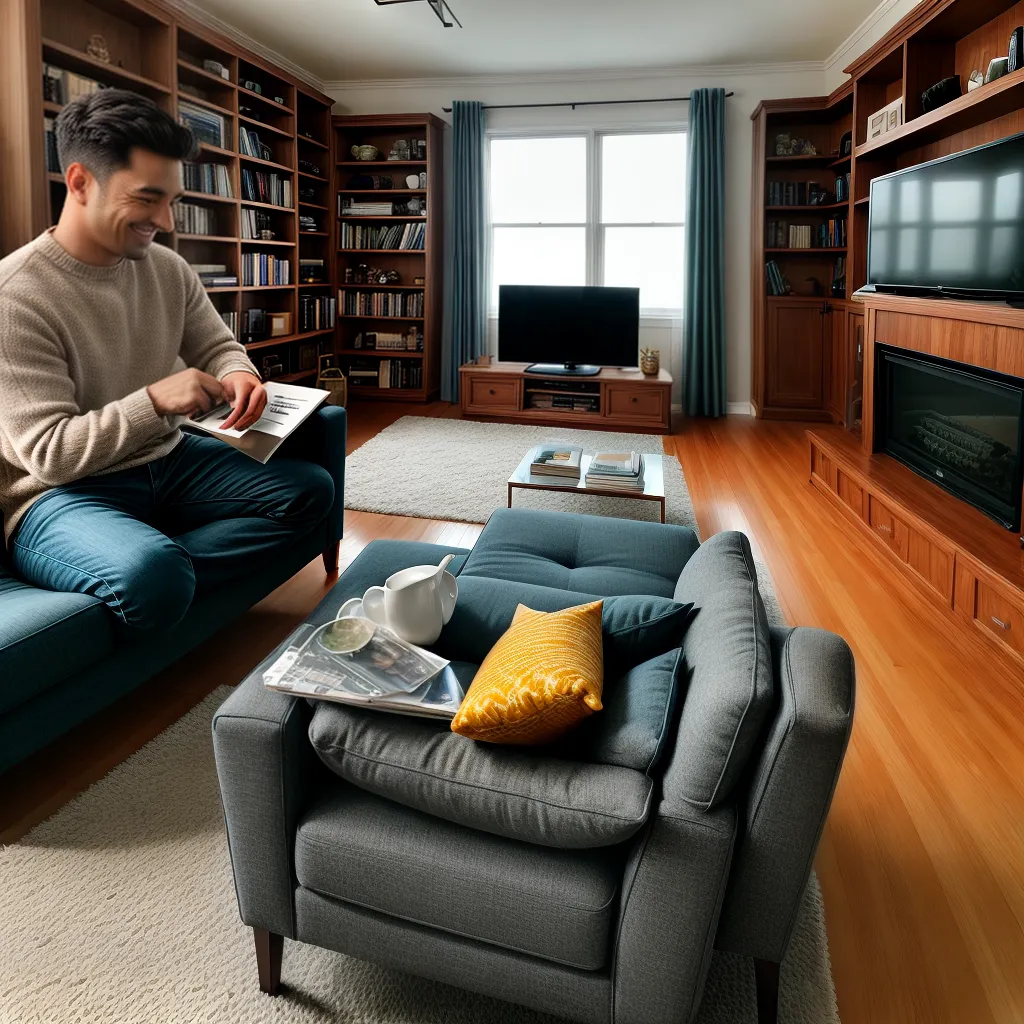 Significado de Sonhar com Prazeres e Falhas: Dicas para um Entretenimento Doméstico Correto 3 Fotos sala estar confortavel livros tv pipoca