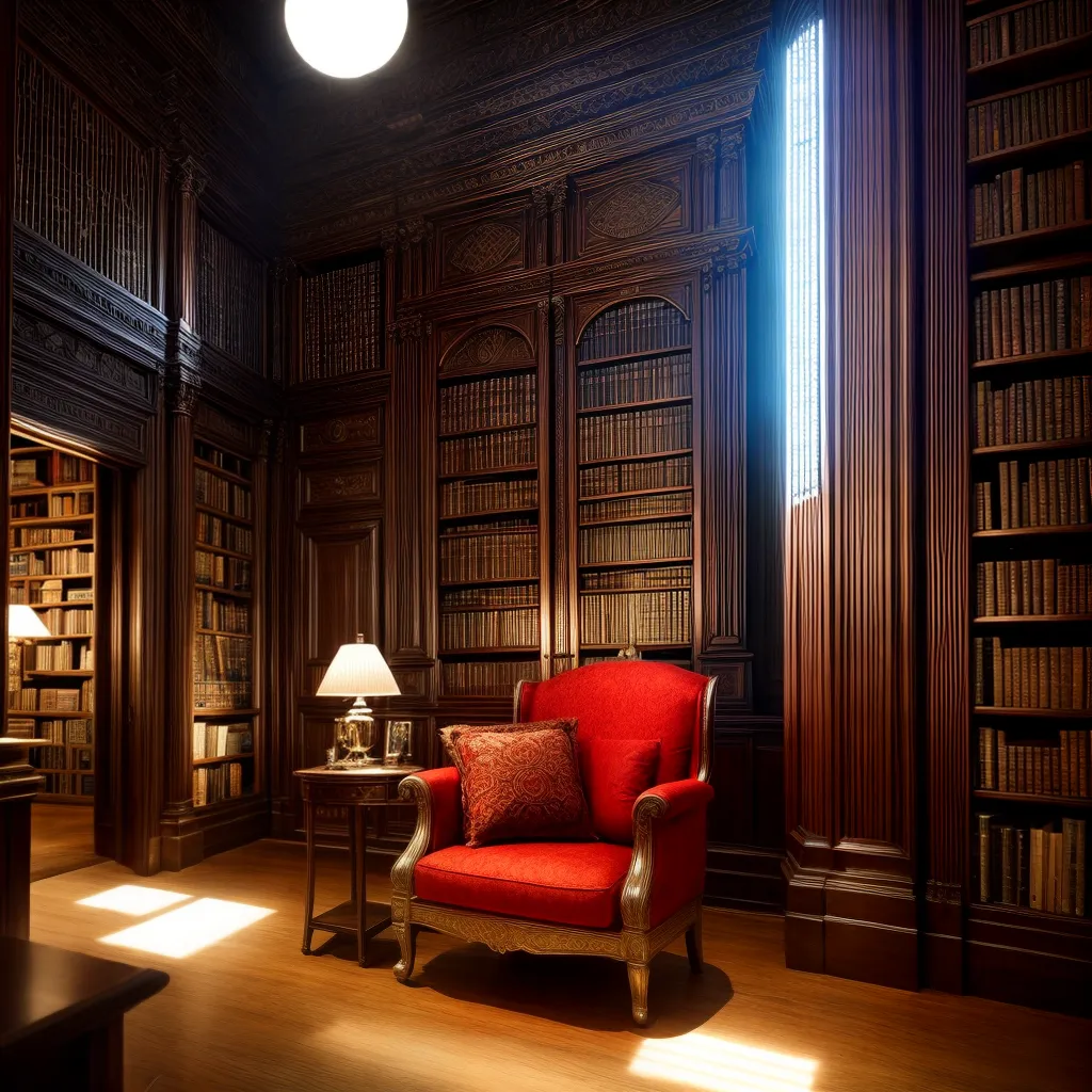 4. Explore o simbolismo da sala de livros nos sonhos 2 Fotos sala livros conhecimento