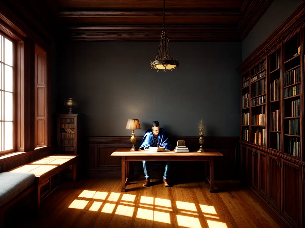 Fotos sala misteriosa pessoa livros escritos
