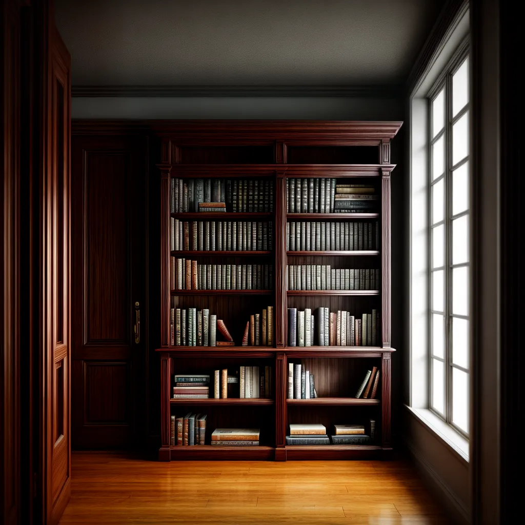 possibilidades ocultas 4 Fotos sala porta livros chave misterio