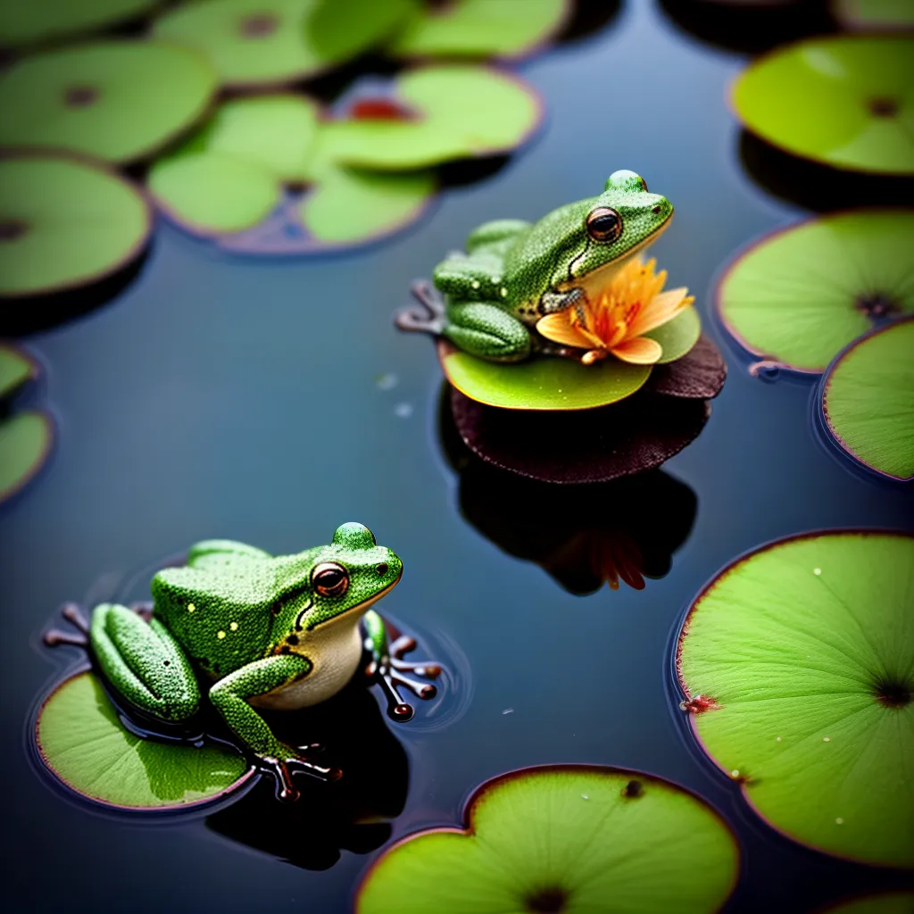 1. Descubra o Significado dos Sonhos com Rãzinha Pintalgada 5 Fotos sapo sonhador lago sereno
