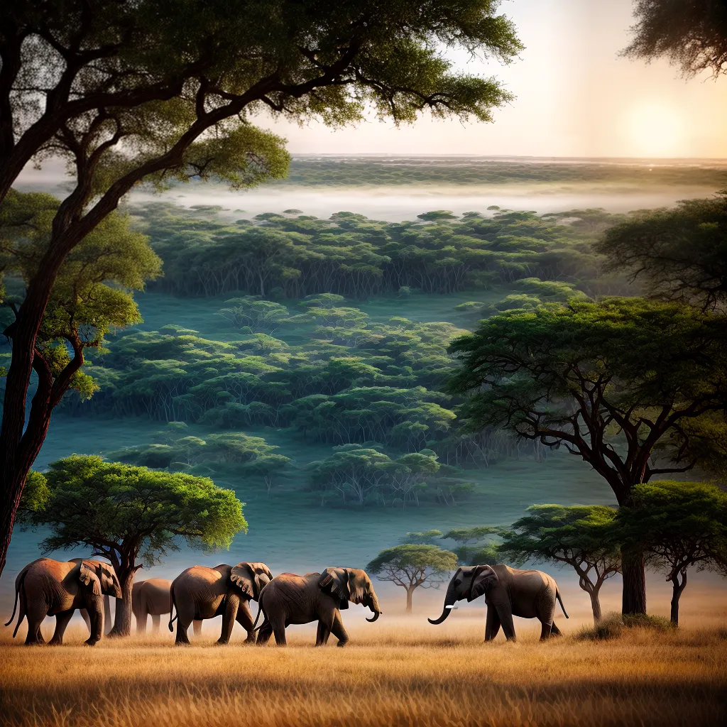 Fotos savana diversidade vida selvagem