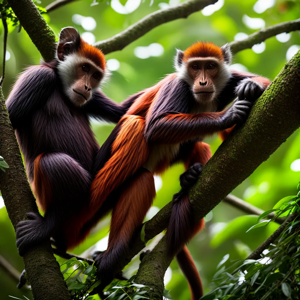 Fotos selva macacos brincalhoes aventura 1