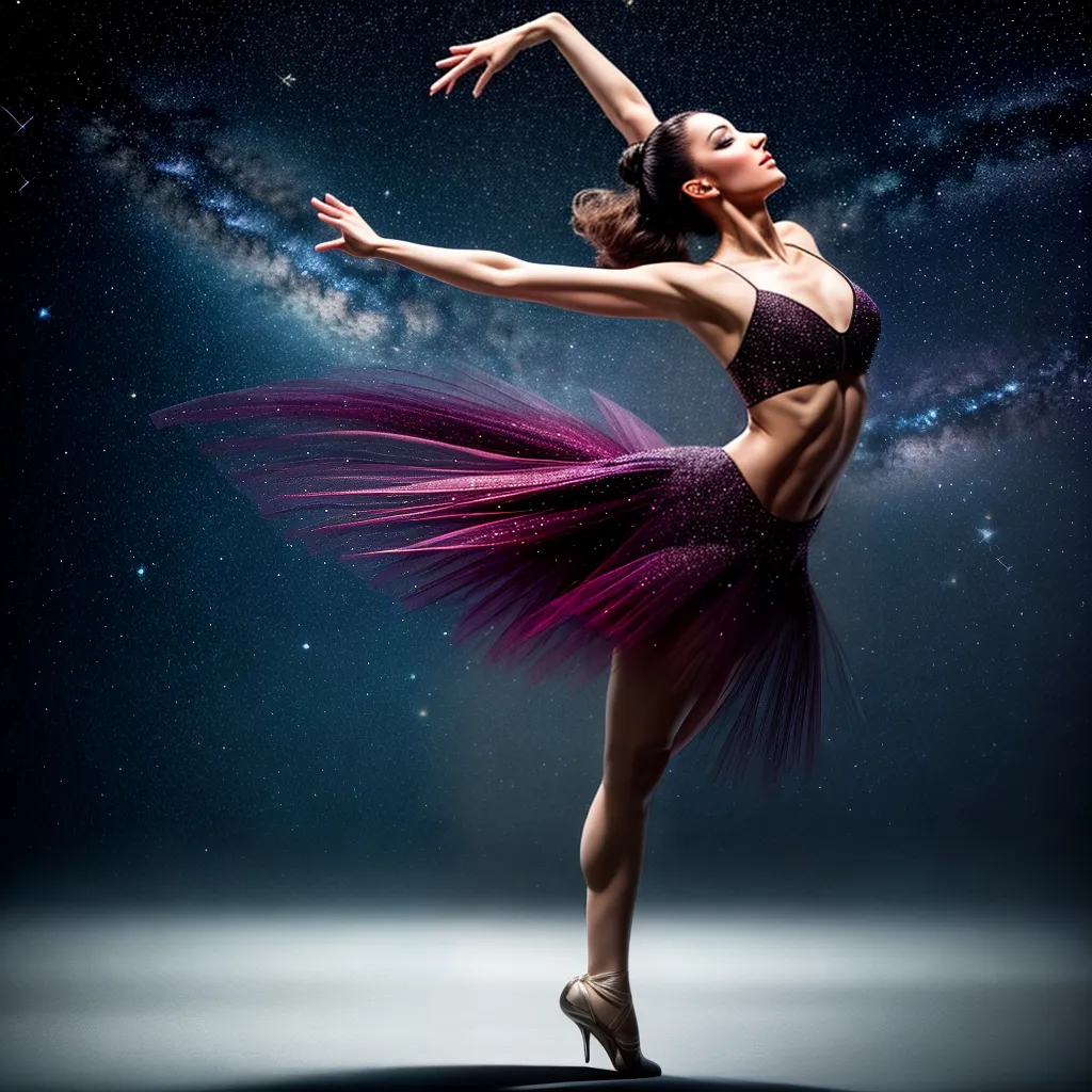 Significado de Sonhar com Bailarino: Interpretações e Mensagens 2 Fotos silhueta bailarina estrelas graca