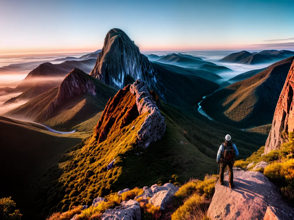Fotos sonhador amanhecer montanha simbolos natureza