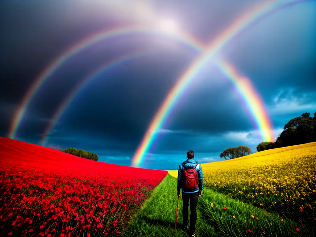 2. Revelado: o que seu sonho com um arco está tentando lhe dizer? 3 Fotos sonhador arco iris grama