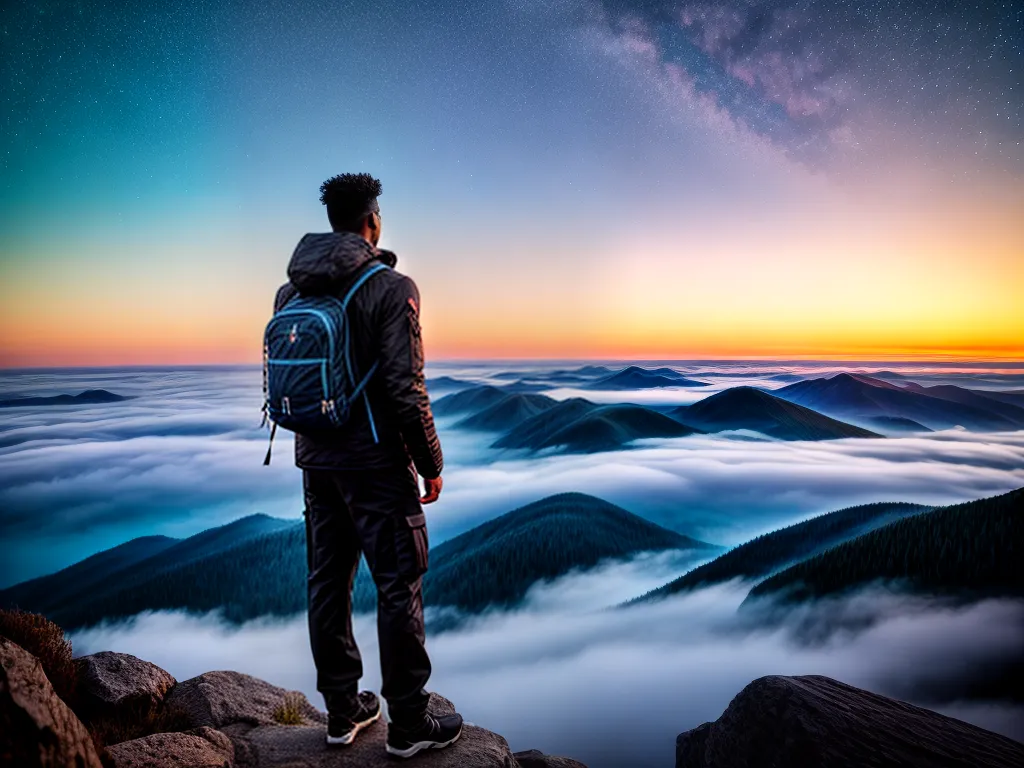 Sonhos: O Poder e a Simbologia por Trás 5 Fotos sonhador ceu estrelas montanha