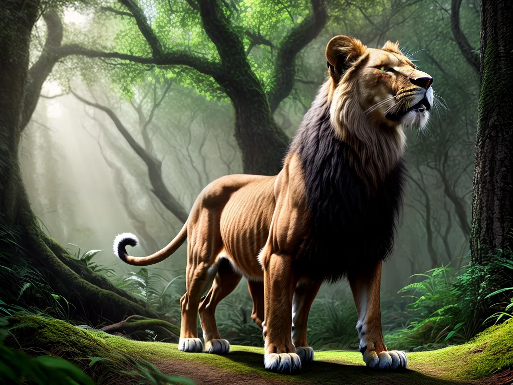 sobre o significado dos sonhos com animais selvagens 4 Fotos sonhador floresta leao aguia