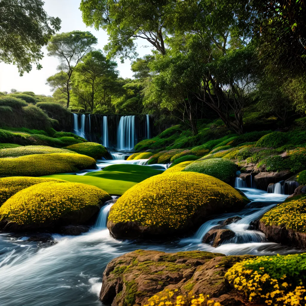 Fotos sonhador jardim exuberante natureza