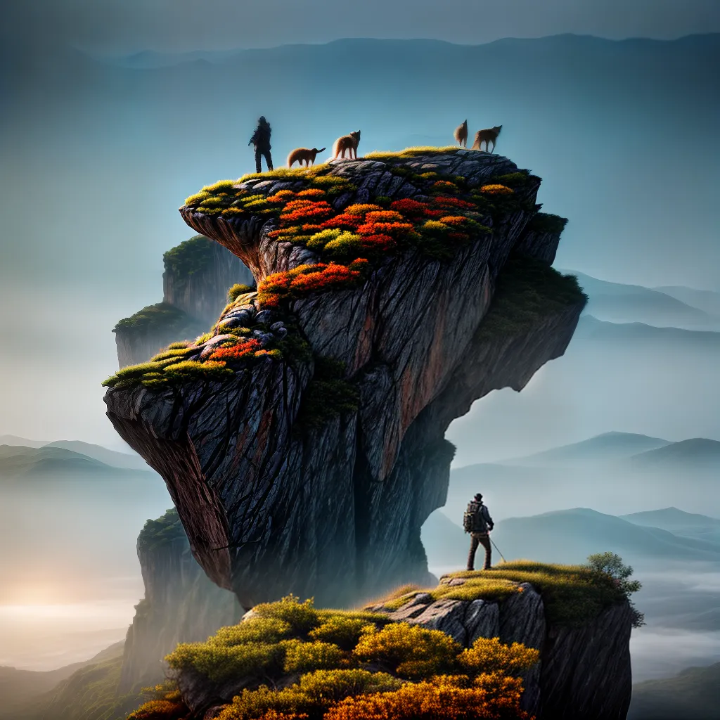 Descubra o Significado Profundo dos Predadores e Partícipes nos Sonhos 2 Fotos sonhador lobo cliff