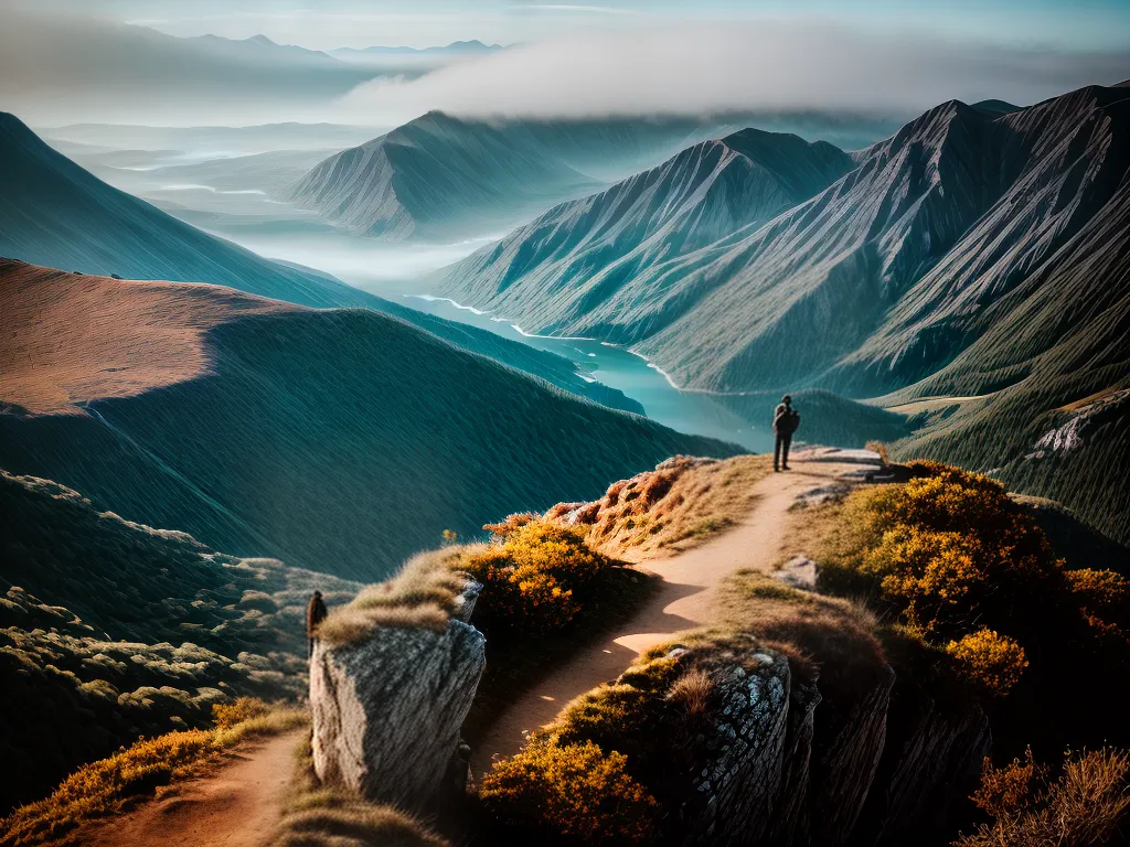 Fotos sonhador mapa paisagem deslumbrante
