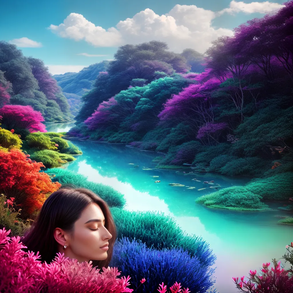 Fotos sonhador mundo onirico nuvens cores