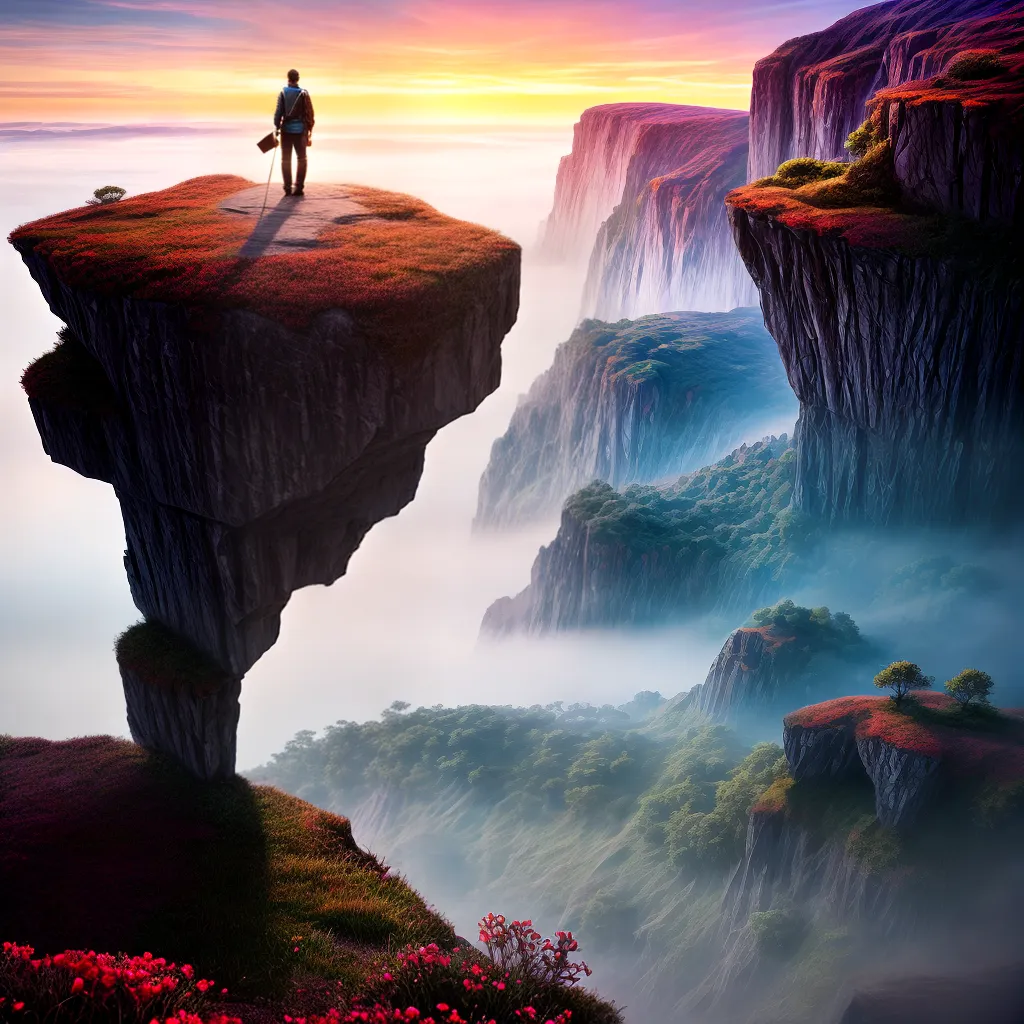 Sonhos Transformativos: Descubra o Significado por Trás dos Seus Sonhos 5 Fotos sonhador paisagem colorida deslumbrante