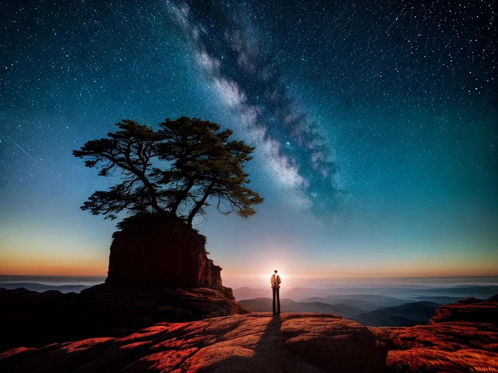 Fotos sonhador paisagem estrelas misterio