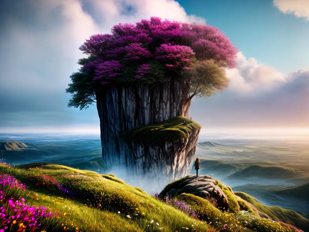 Fotos sonhador paisagem flutuante misterio